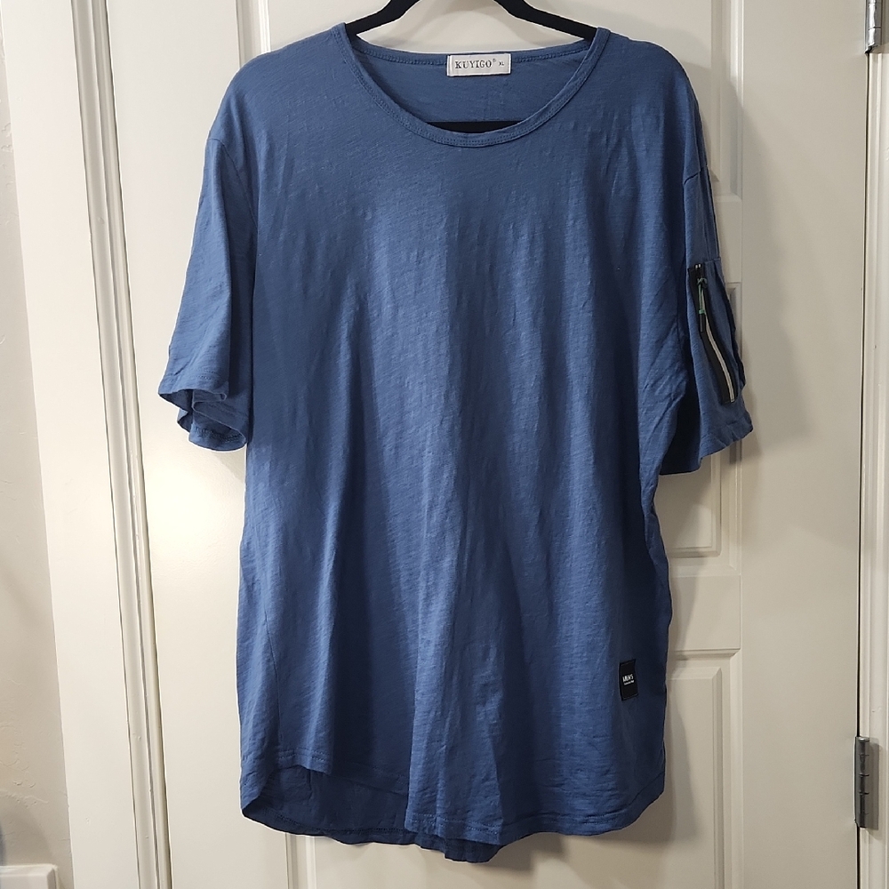 Kuyigo Men's T-Shirt Blue XL
